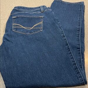 Women's Straight Leg Jeans - Blue